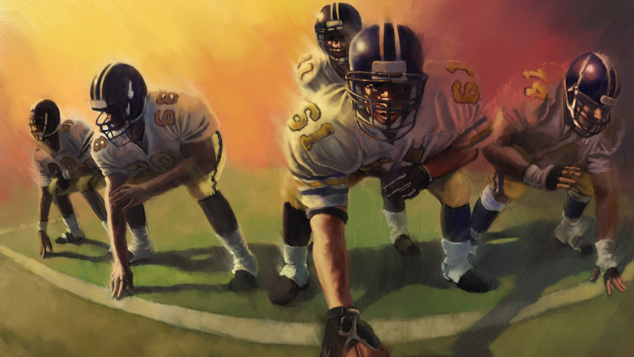 Mann im Schwarz-weißen Fußballtrikot Und Schwarzen Shorts. Wallpaper in 1280x720 Resolution