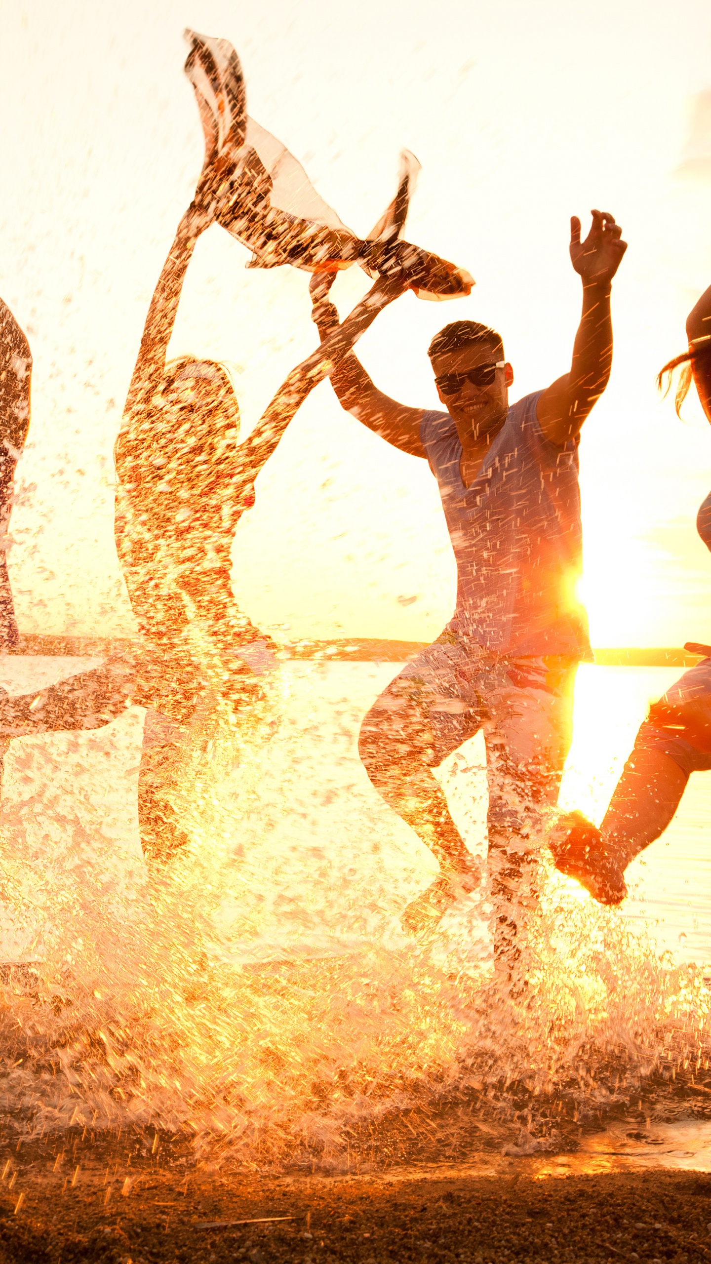 Amusement, Amitié, Eau, Été, Vacances. Wallpaper in 1440x2560 Resolution