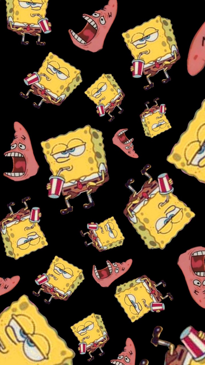 Cartoon, Conception, Noir, Textile, Jaune. Wallpaper in 720x1280 Resolution