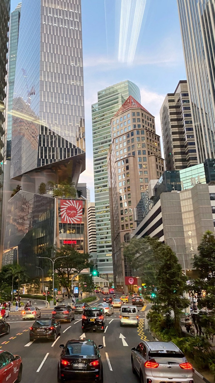 Singapur, Tower Block, Metropole, Stadtgebiet, Wolkenkratzer. Wallpaper in 720x1280 Resolution