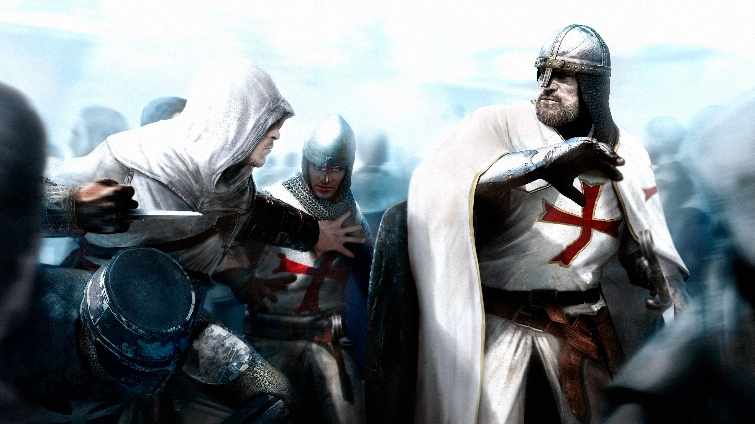 Assassins Creed, Ritter, Altar Ibn-LaAhad, Assassinen, Fiktiver Charakter. Wallpaper in 2560x1440 Resolution
