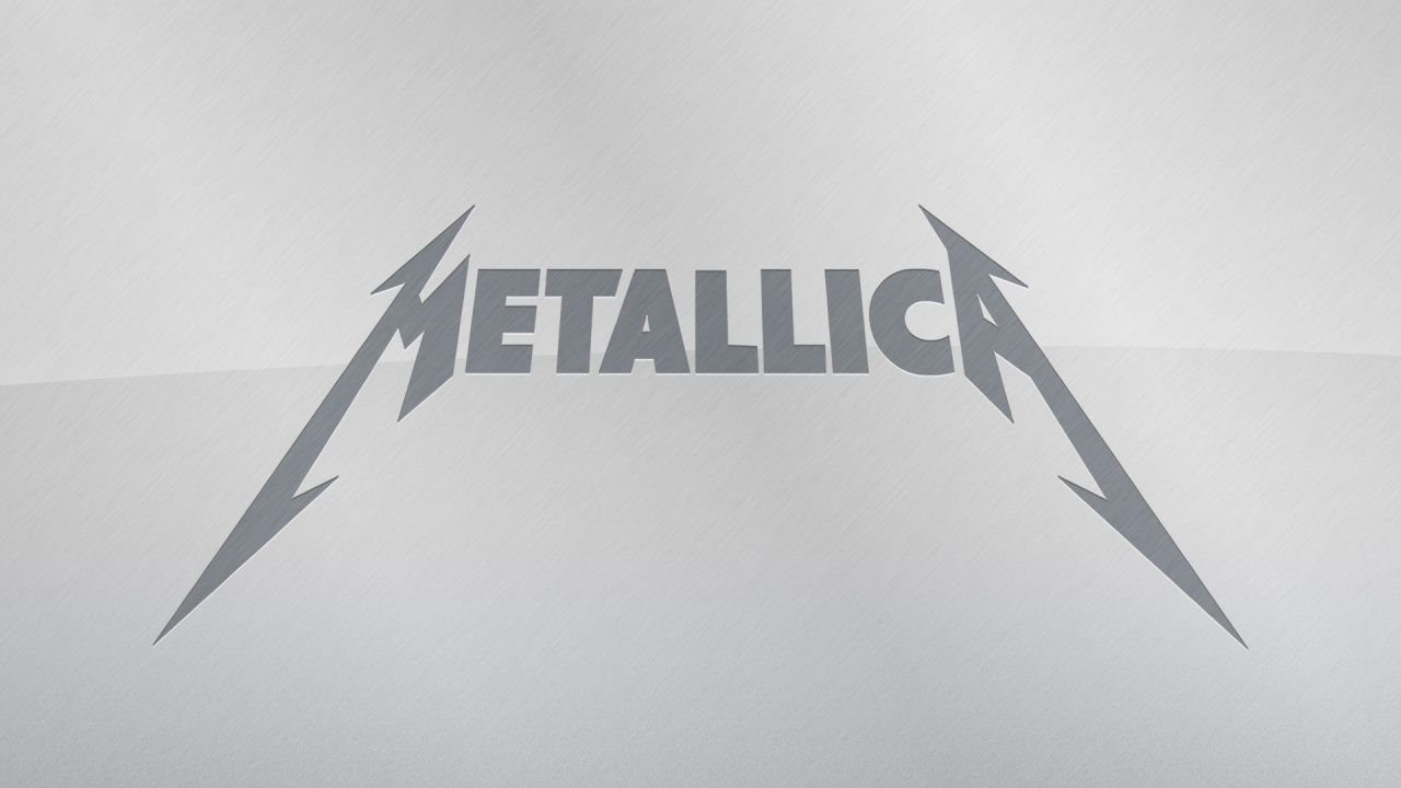 Metallica, 品牌, 三角形, 黑色和白色的 壁纸 1280x720 允许