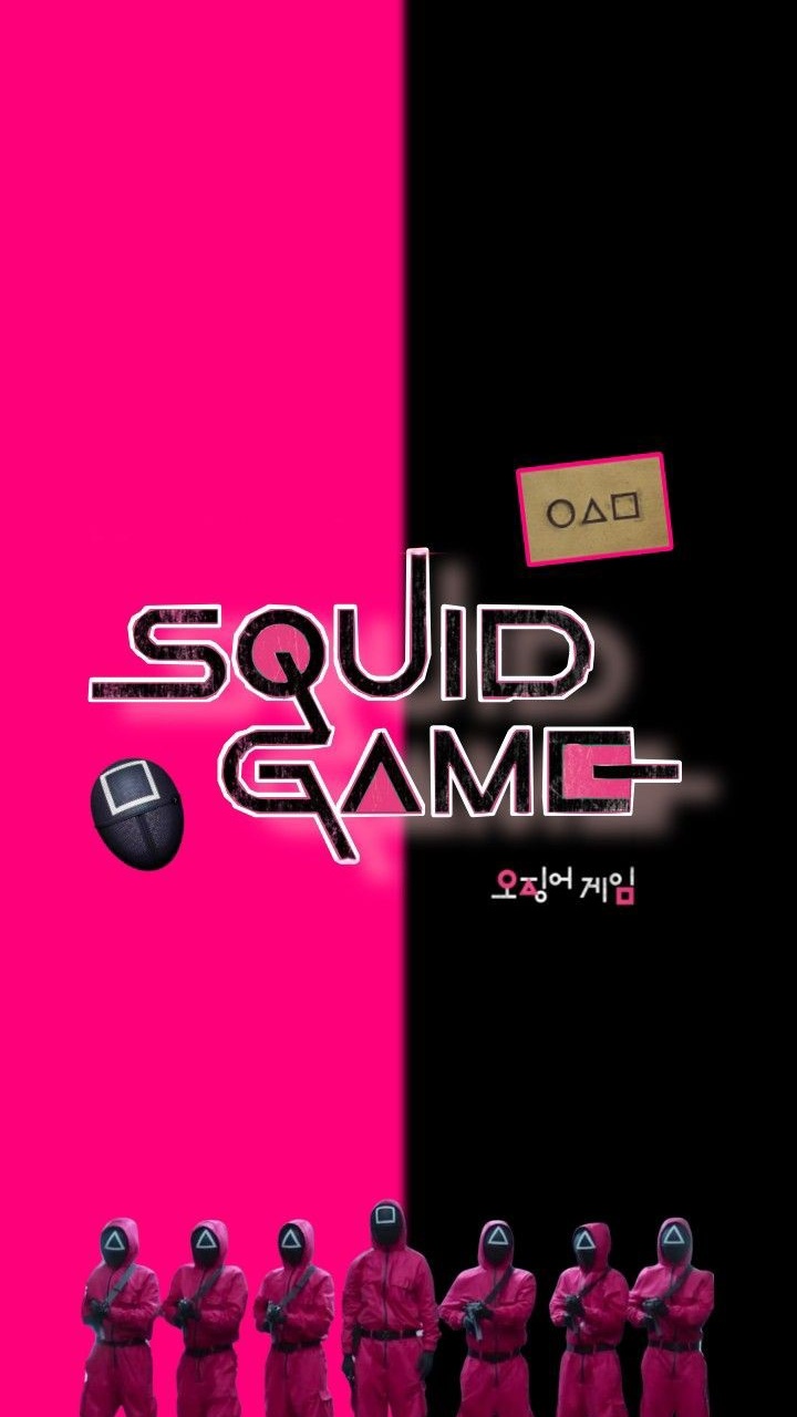 Jeu de Calmar, Affiche, Calmar, Pink, Red. Wallpaper in 720x1280 Resolution