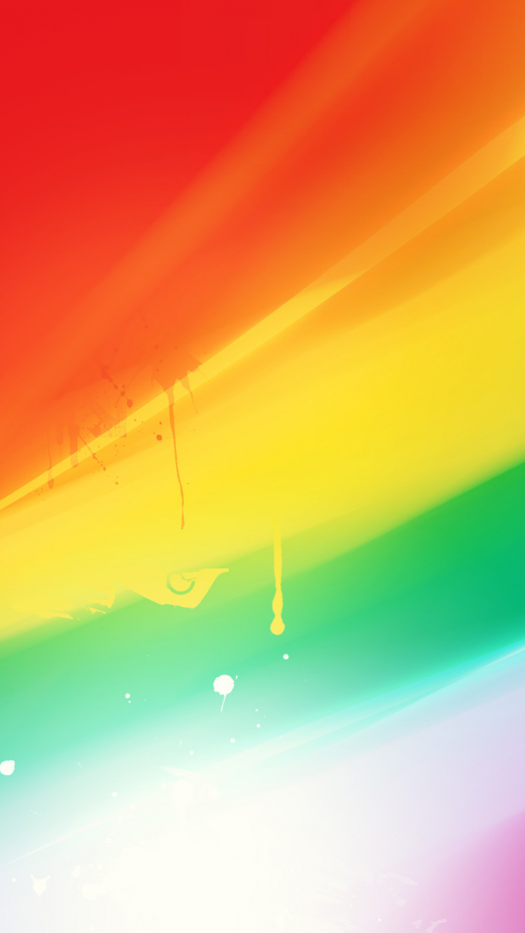 Peinture Abstraite Jaune et Rose. Wallpaper in 750x1334 Resolution