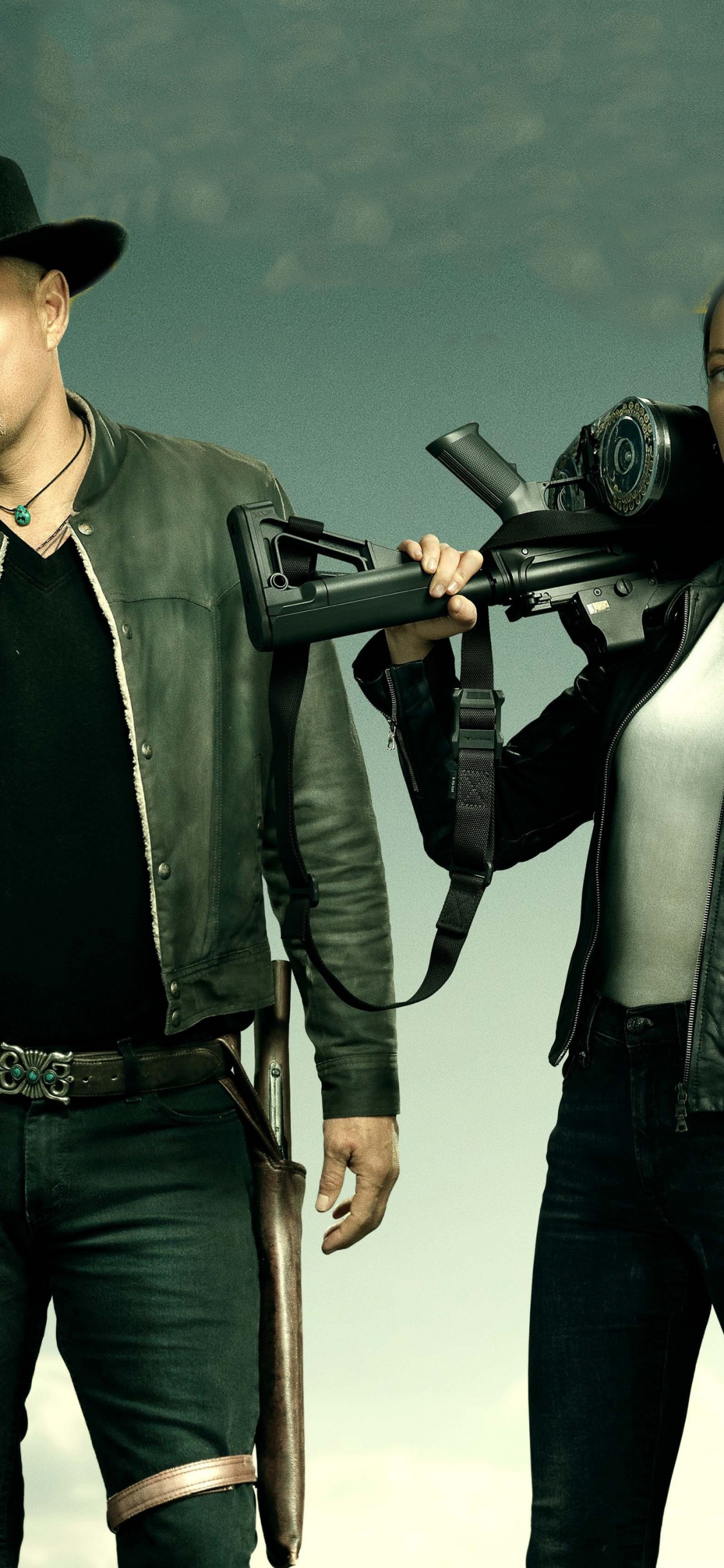 Ruben Fleischer, Emma Stone, Woody Harrelson, Zombieland 2 Doppelhahn, Zombieland. Wallpaper in 1125x2436 Resolution