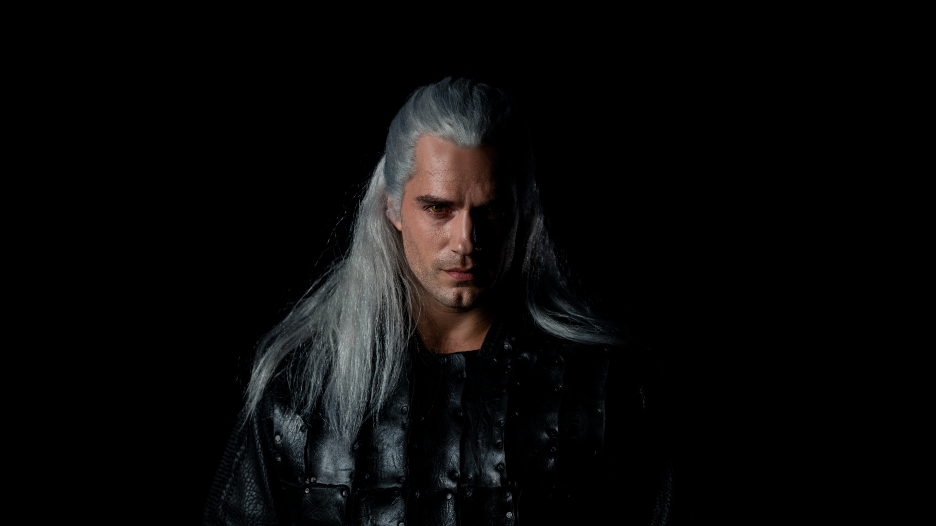 Frau in Schwarzer Lederjacke. Wallpaper in 1920x1080 Resolution