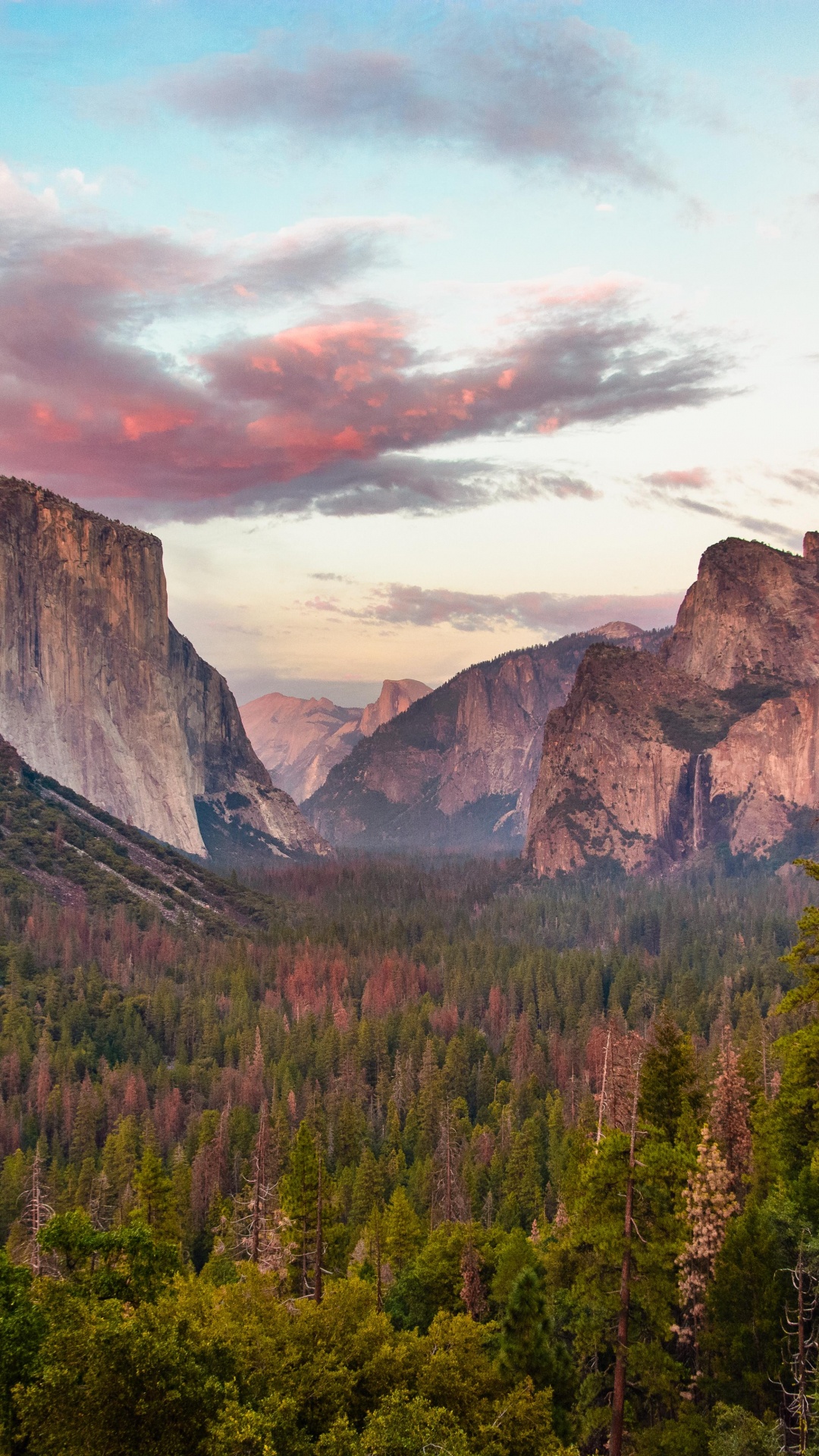 Yosemite Falls, Half Dome, Natur, Naturlandschaft, Glacier Point. Wallpaper in 1080x1920 Resolution