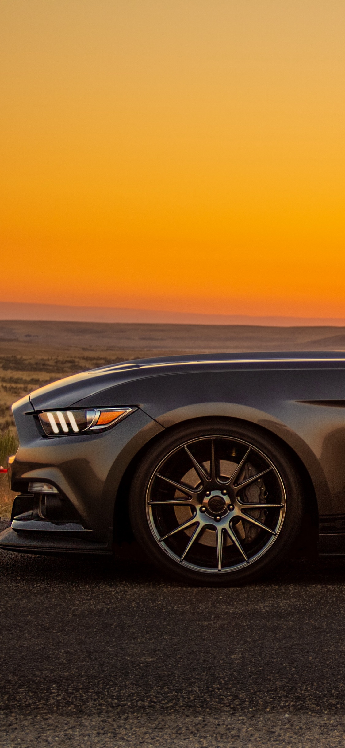 Reflection, Cars, Sports Car, Compact Car, Alloy Wheel. Wallpaper in 1125x2436 Resolution