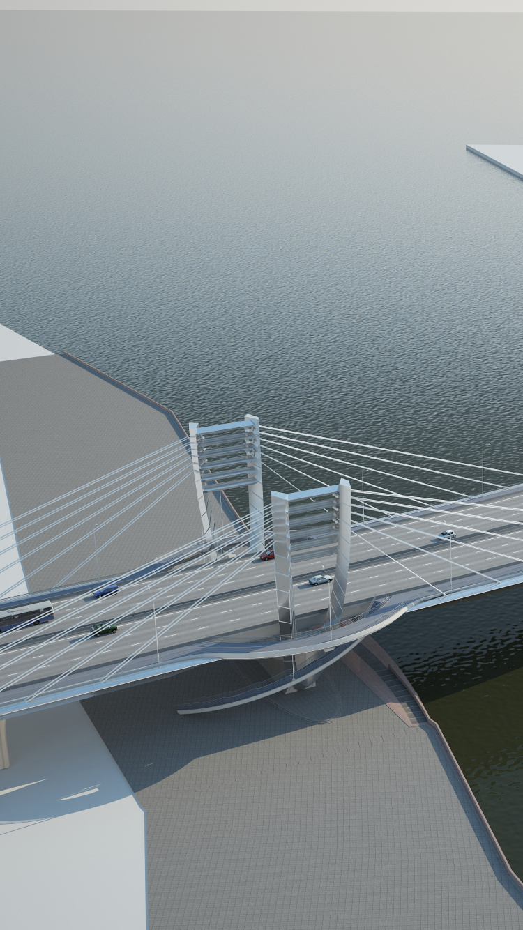 Bateau Blanc et Gris Sur L'eau. Wallpaper in 750x1334 Resolution