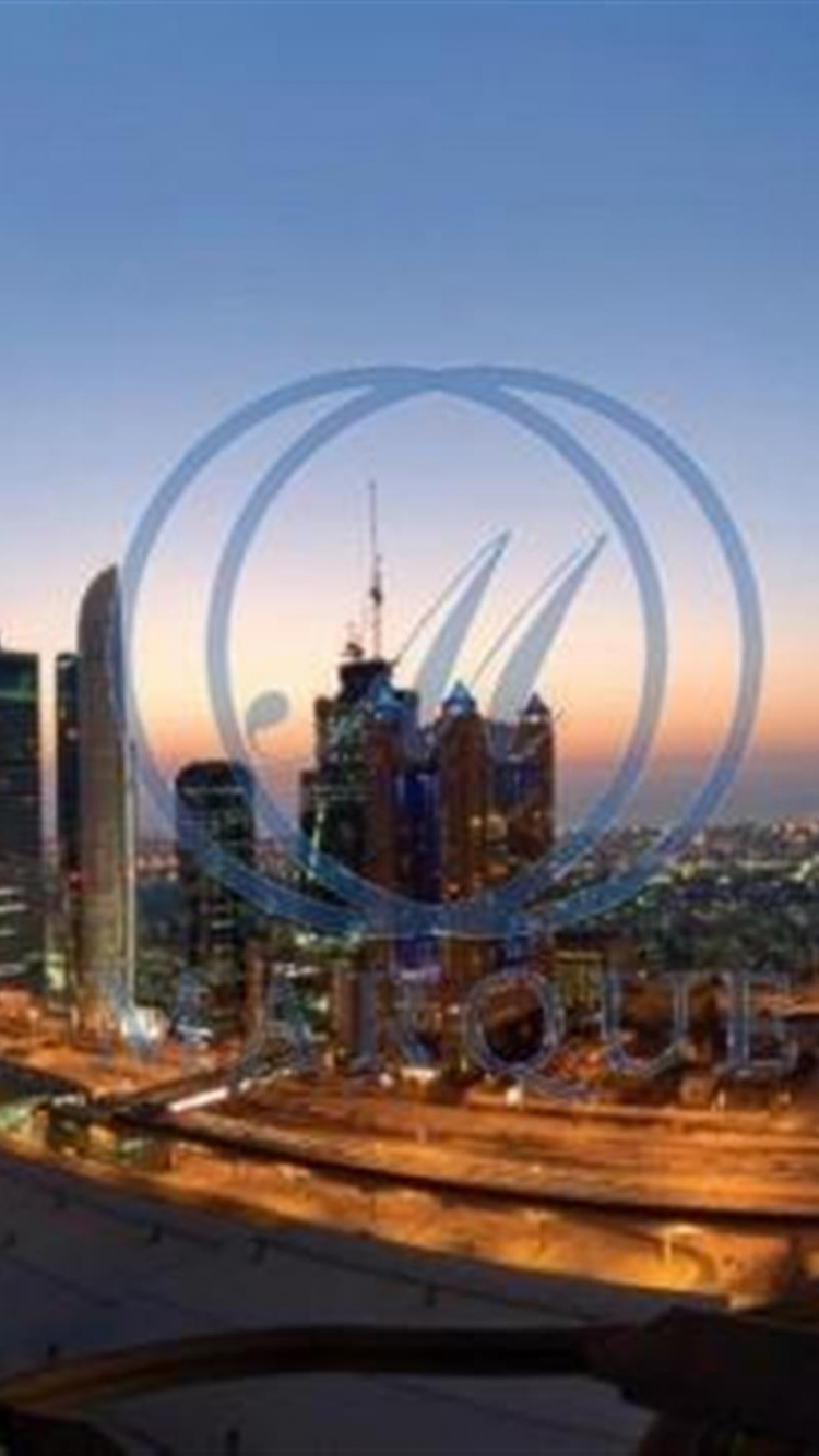 Skyline Der Stadt Bei Nacht Night. Wallpaper in 750x1334 Resolution