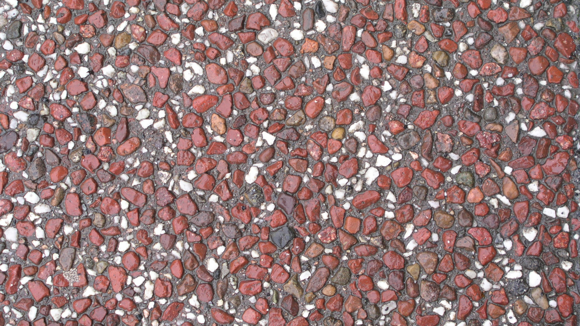 Rote Und Weiße Steine Auf Dem Boden. Wallpaper in 1920x1080 Resolution