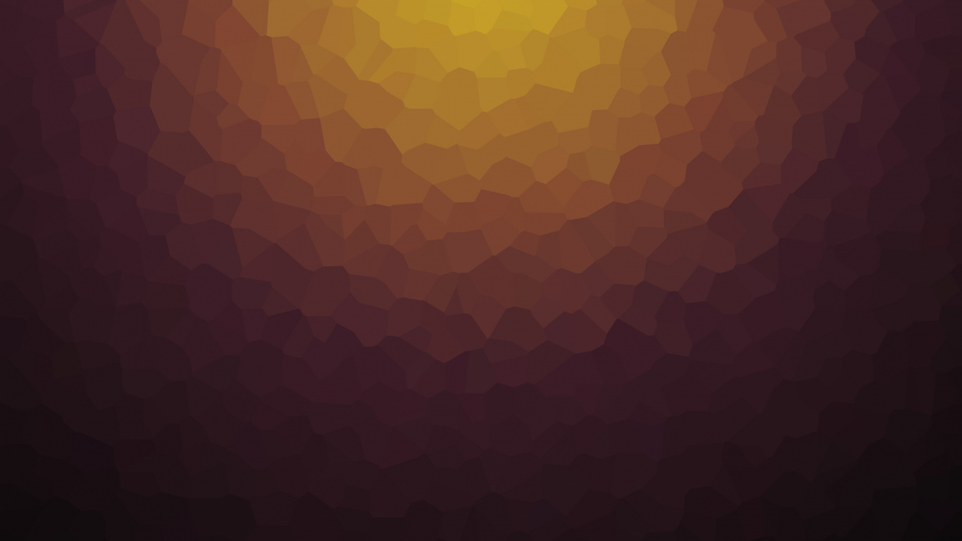 Lumière Orange Sur Fond Noir. Wallpaper in 1366x768 Resolution