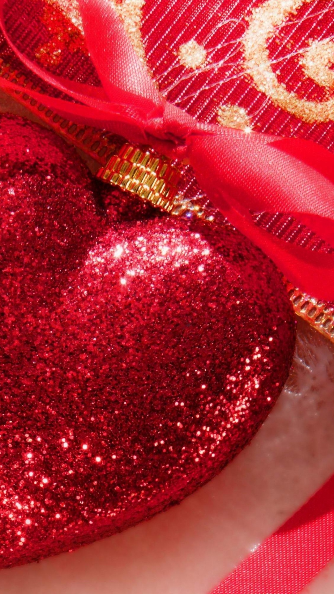 Heart, Red, Valentines Day, Love, Glitter. Wallpaper in 1080x1920 Resolution