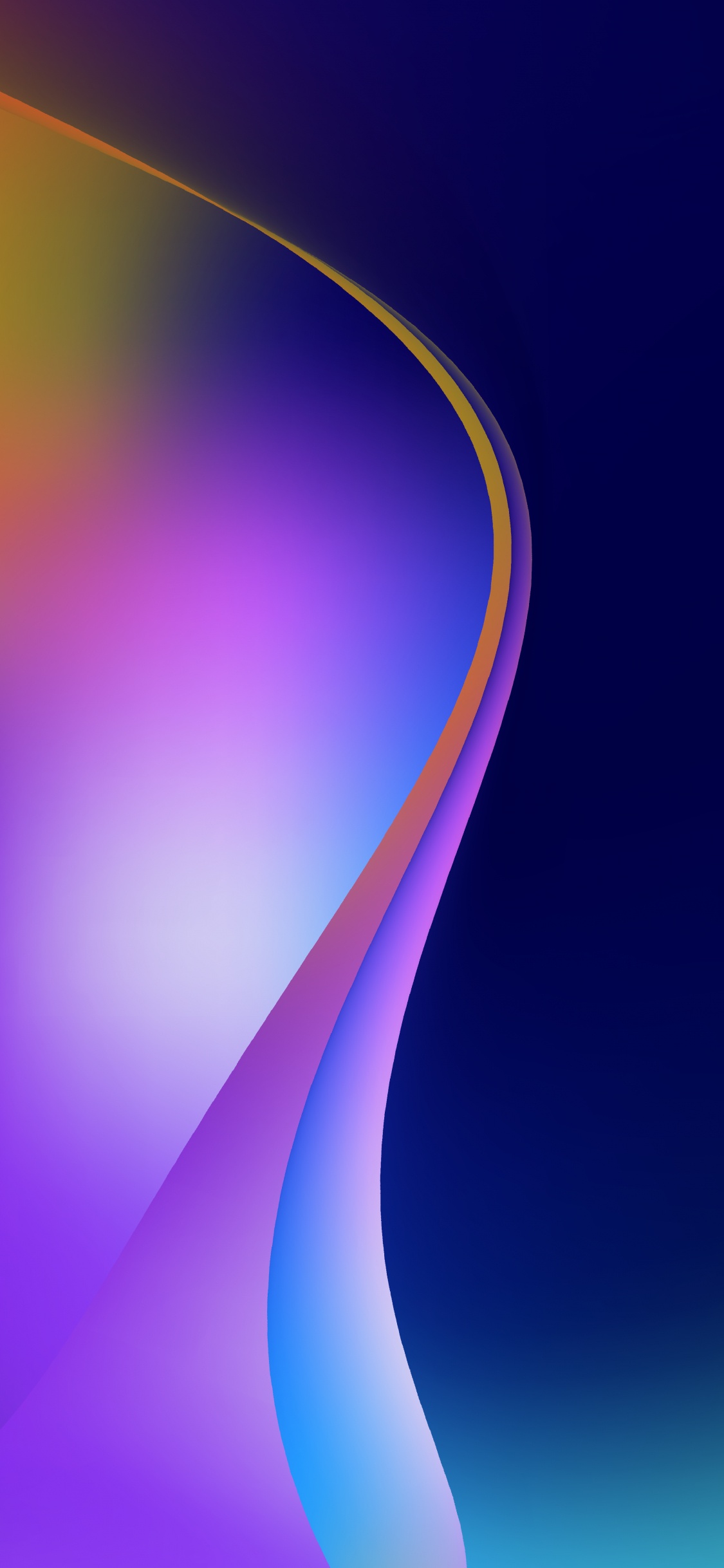 Lumière, la Pureté de la Couleur, Blue, Purple, Violette. Wallpaper in 1125x2436 Resolution