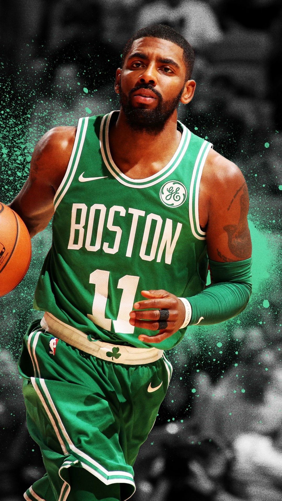 Man in Orange and White Basketball Jersey Shirt. Wallpaper in 1080x1920 Resolution