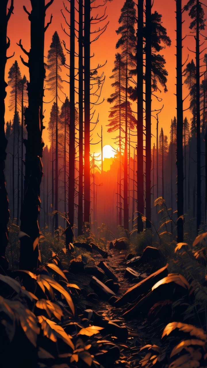 Afterglow, Damaksnis, Atmosphäre, Ökoregion, Naturlandschaft. Wallpaper in 720x1280 Resolution