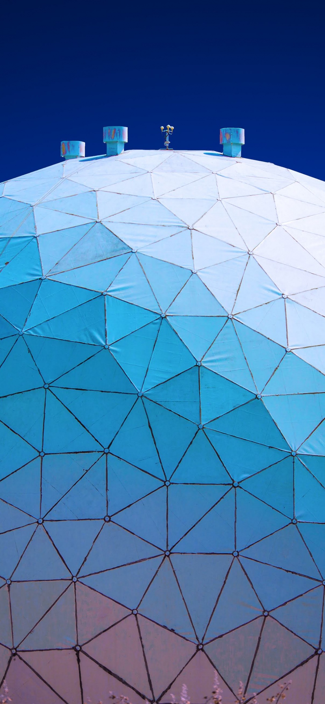 IPad, IPad Air, Apple, Blue, la Pureté de la Couleur. Wallpaper in 1125x2436 Resolution