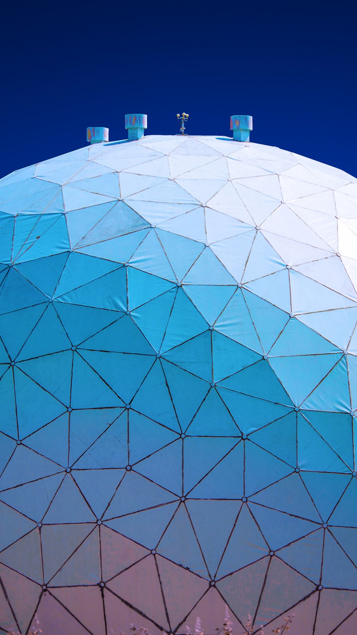 IPad, IPad Air, Apple, Blue, la Pureté de la Couleur. Wallpaper in 1440x2560 Resolution