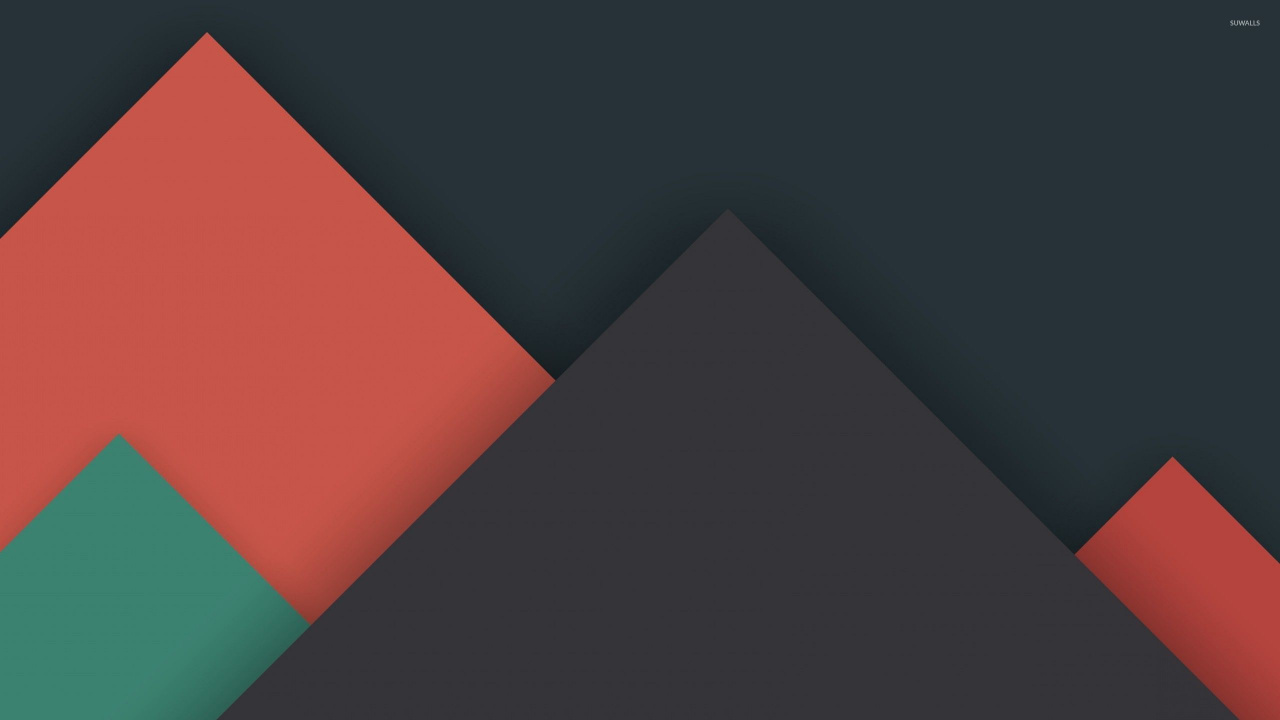 Schwarz-rot-grüne Abbildung. Wallpaper in 1280x720 Resolution