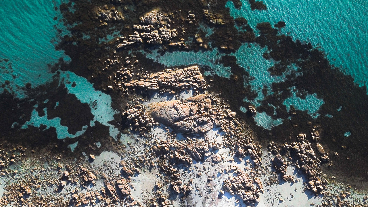 Blue, Water, Turquoise, Sea, Coast. Wallpaper in 1280x720 Resolution