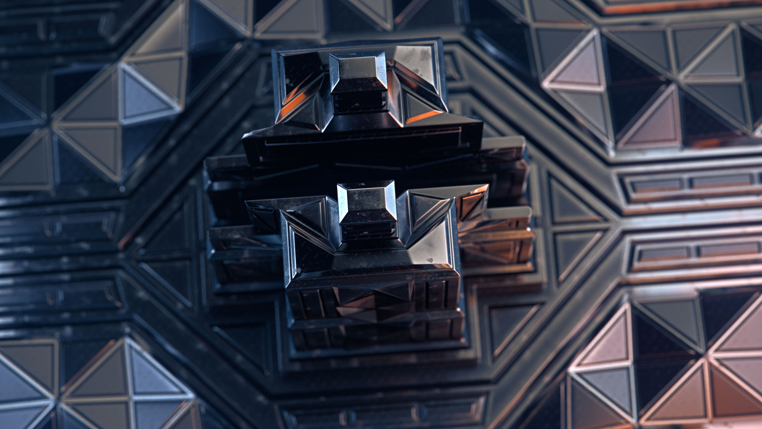 Black and Brown Building Interior. Wallpaper in 2560x1440 Resolution