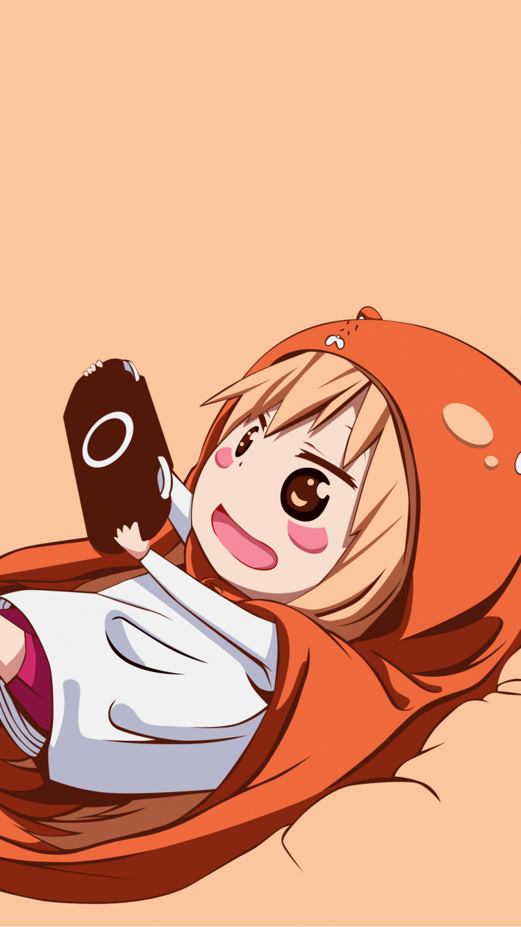 Brown and White Bird Cartoon Character. Wallpaper in 750x1334 Resolution