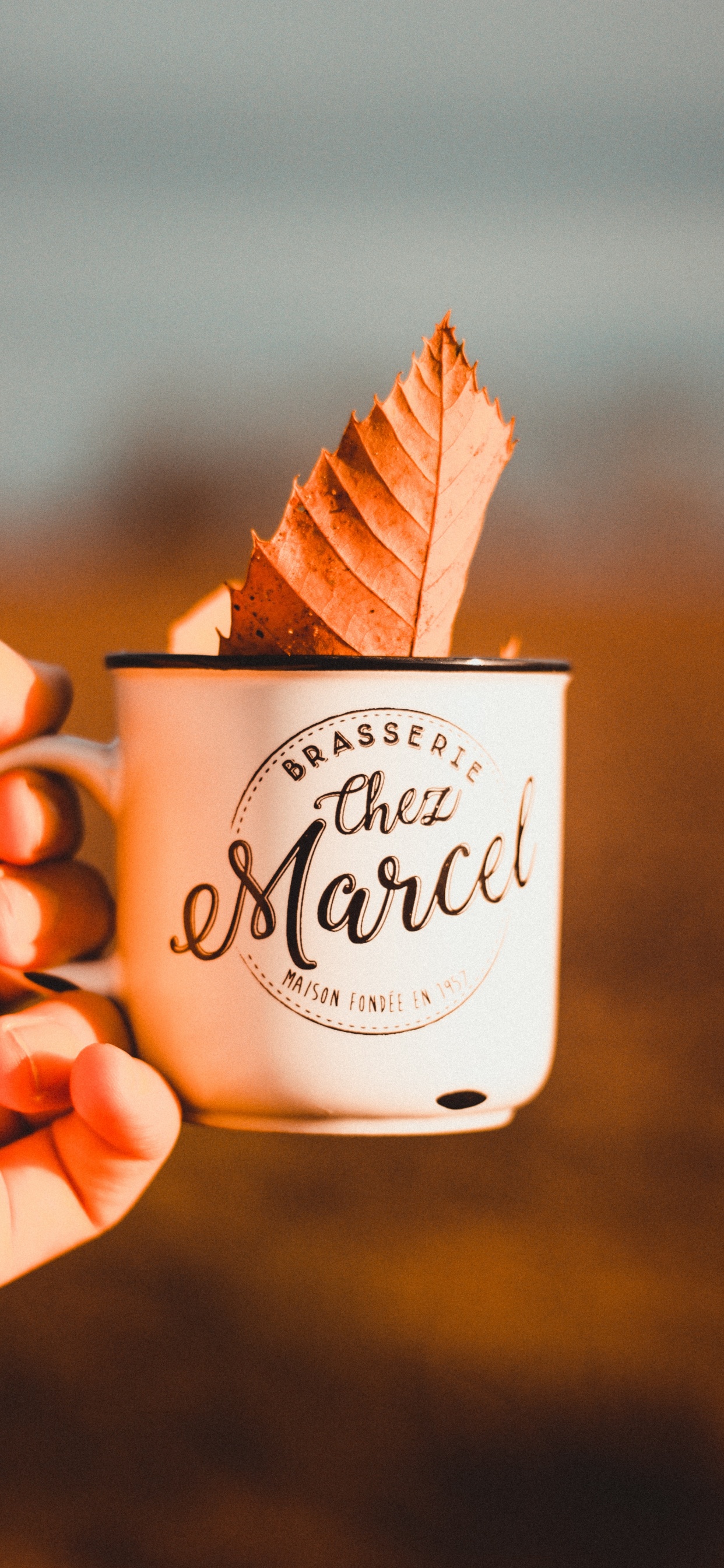 Weiße Keramiktasse Mit Frohes Neues Jahr Aufdruck. Wallpaper in 1242x2688 Resolution