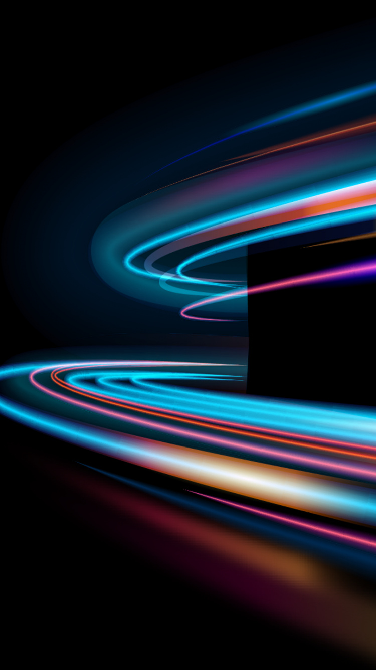 Ultrawide-Formate, Farbigkeit, Visual-Effekt-Beleuchtung, Electric Blue, Magenta. Wallpaper in 750x1334 Resolution