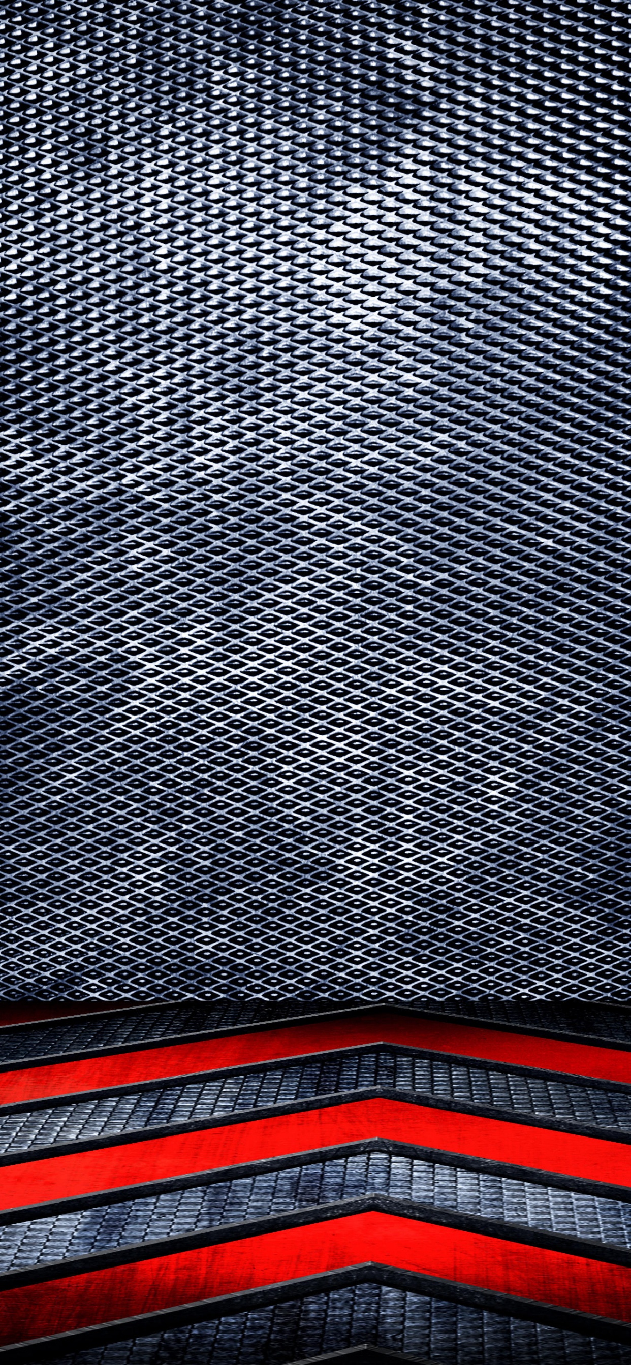 Schwarz-rot-weißes Textil. Wallpaper in 1242x2688 Resolution