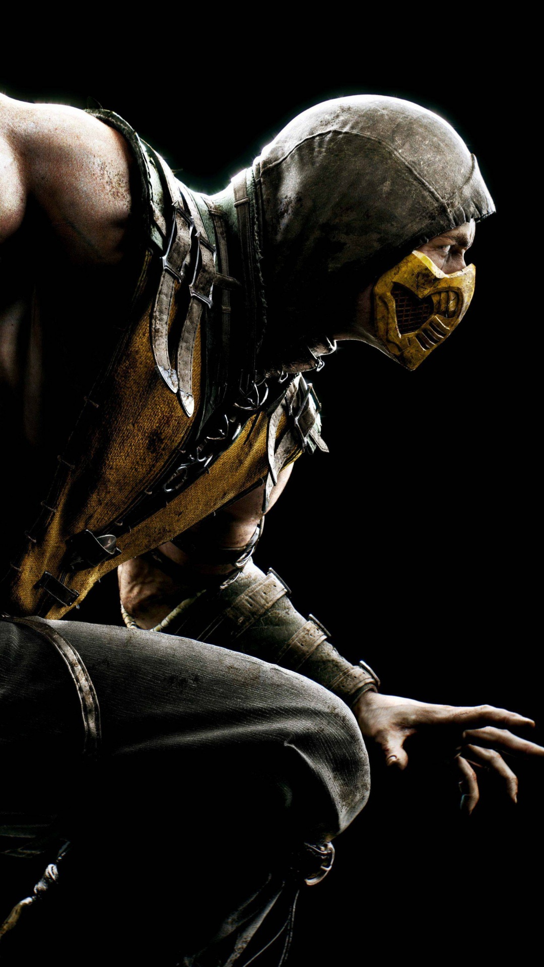 Mortal Kombat x, Scorpion, Mortal Kombat 11, Mortal Kombat, Netherrealm Studios. Wallpaper in 1080x1920 Resolution