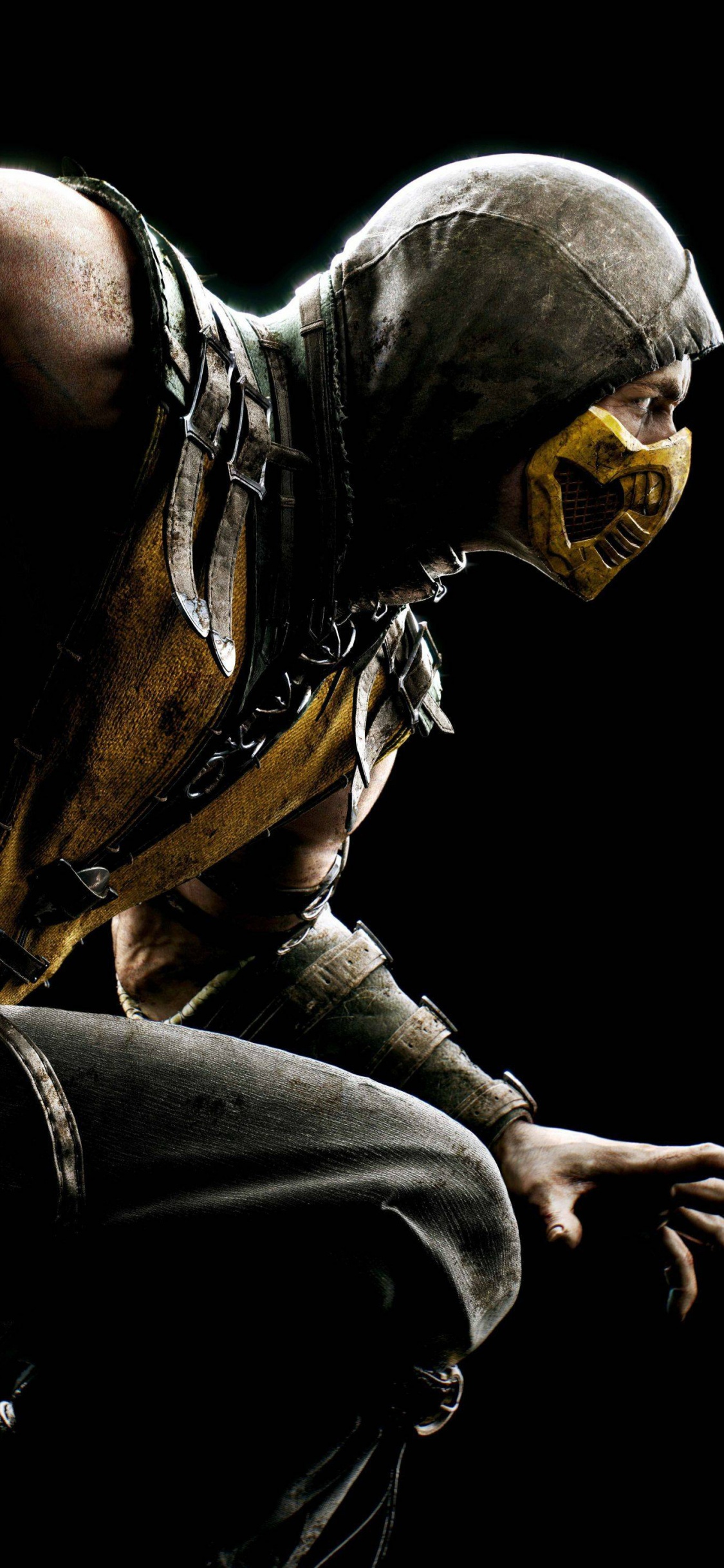 Mortal Kombat x, Skorpion, Mortal Kombat 11, Mortal Kombat, Netherrealm Studios. Wallpaper in 1125x2436 Resolution