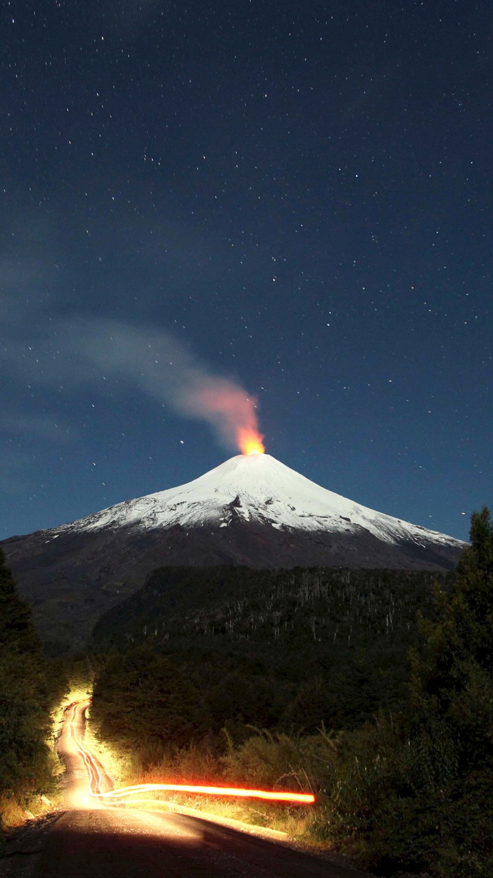 比亚, 熔岩湖, Pucn, 火山的地貌, 类型的火山爆发 壁纸 720x1280 允许