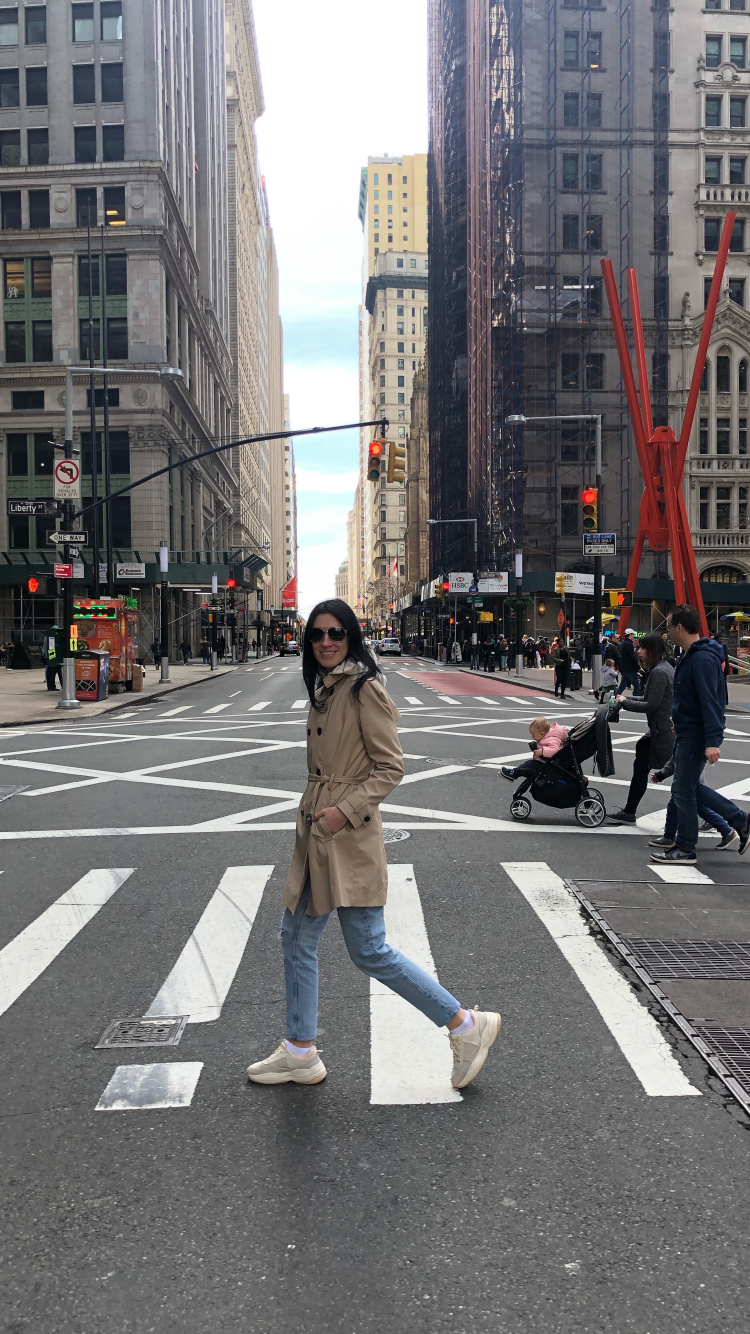 Urban Area, Clothing, Road, Pedestrian Crossing, Street. Wallpaper in 750x1334 Resolution