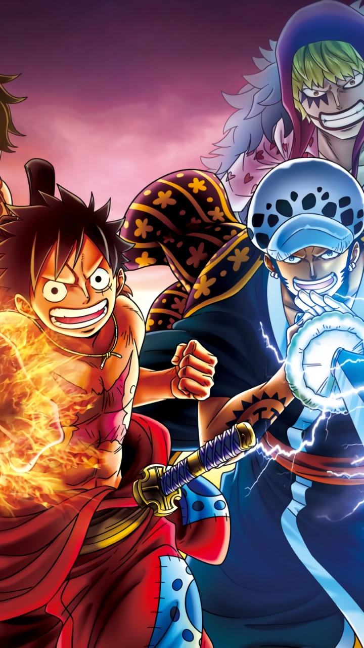 Einteiler, Trafalgar D Wassergesetz, Ableger, Jimbei, Roronoa Zoro. Wallpaper in 720x1280 Resolution