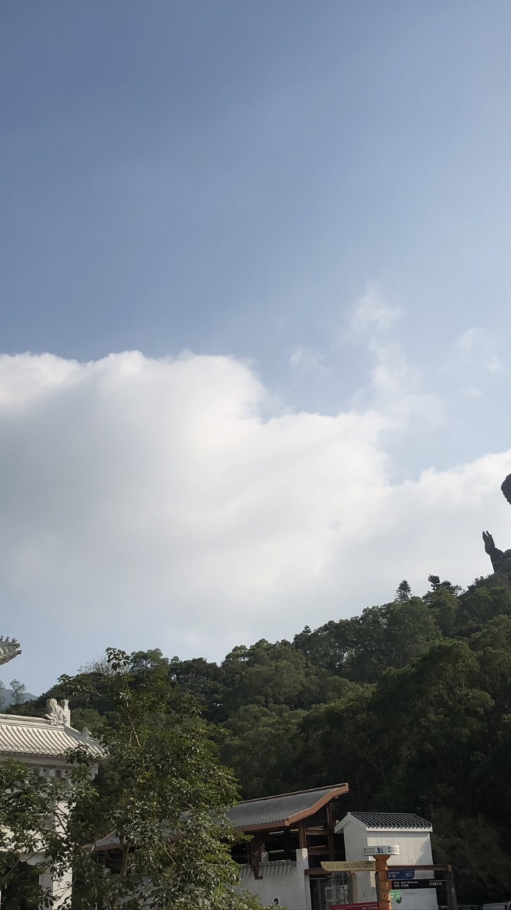 Tian Tan Buddha, Techo, Cumulus, la Arquitectura China, Santuario Sintoísta. Wallpaper in 720x1280 Resolution