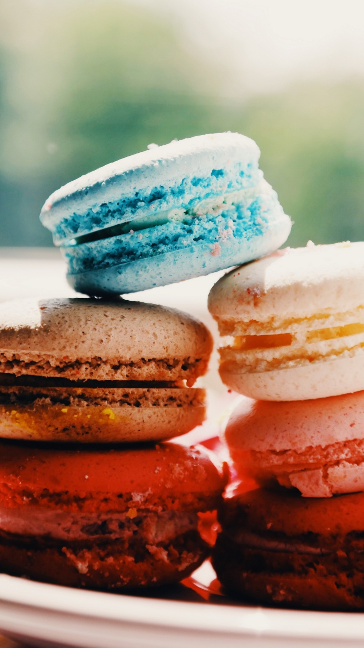 Paris, Dessert, Macaron, Gâteau, Douceur. Wallpaper in 720x1280 Resolution