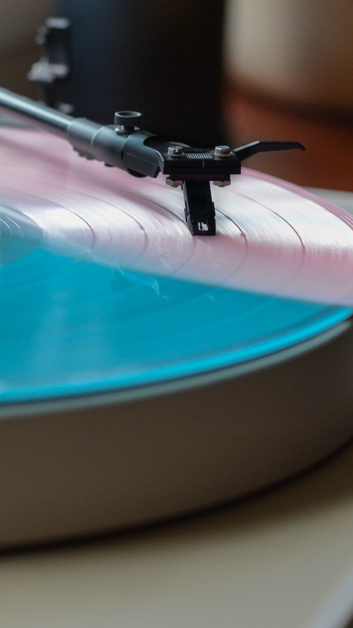 Disque de Phonographe, Phonographe, Tourne-disque, Blue, Turquoise. Wallpaper in 1440x2560 Resolution