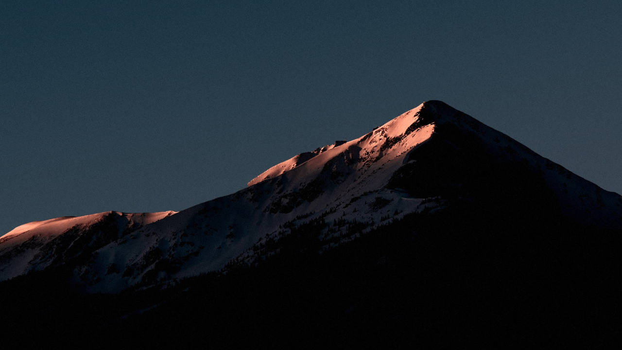 Mountain, Slope, Horizon, Landscape, Cloud. Wallpaper in 1280x720 Resolution