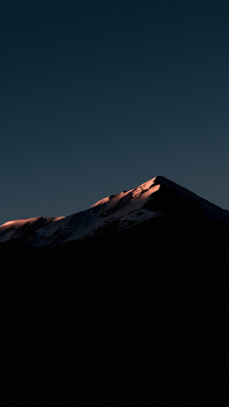 Mountain, Slope, Horizon, Landscape, Cloud. Wallpaper in 750x1334 Resolution