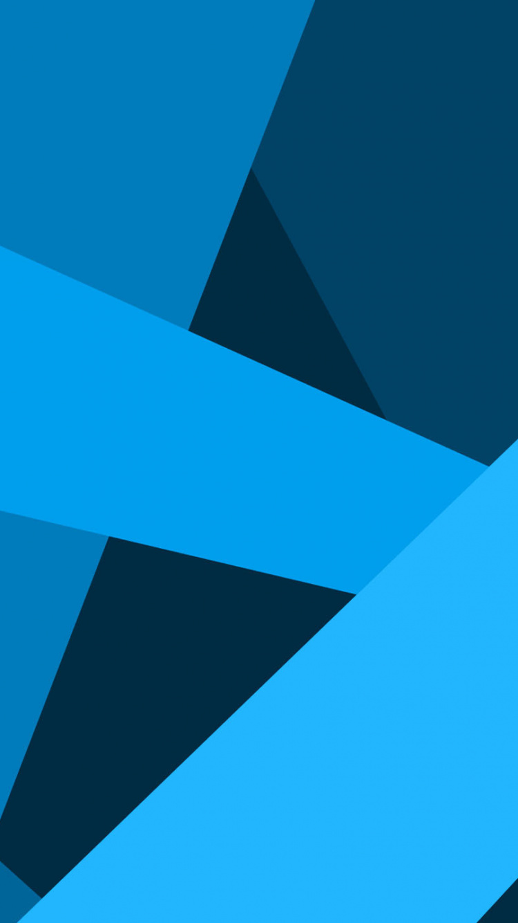 Illustration de Triangle Bleu et Noir. Wallpaper in 750x1334 Resolution