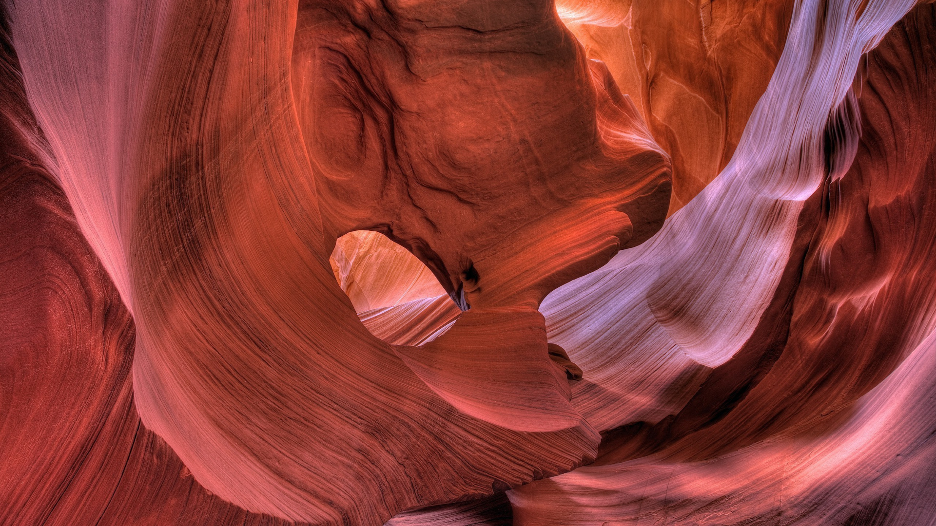 Brown and Blue Abstract Painting. Wallpaper in 1920x1080 Resolution