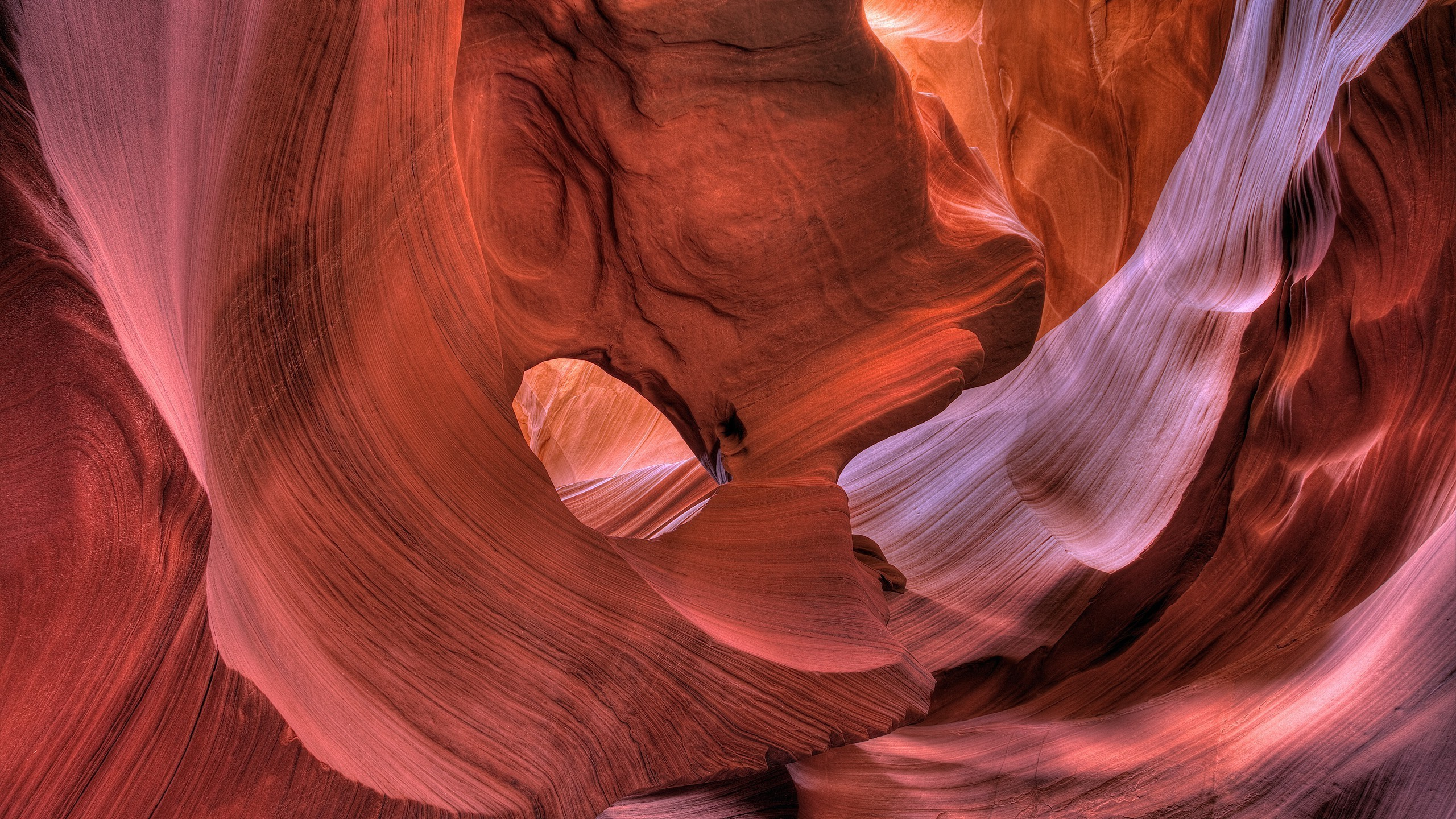 Pintura Abstracta Marrón y Azul. Wallpaper in 2560x1440 Resolution