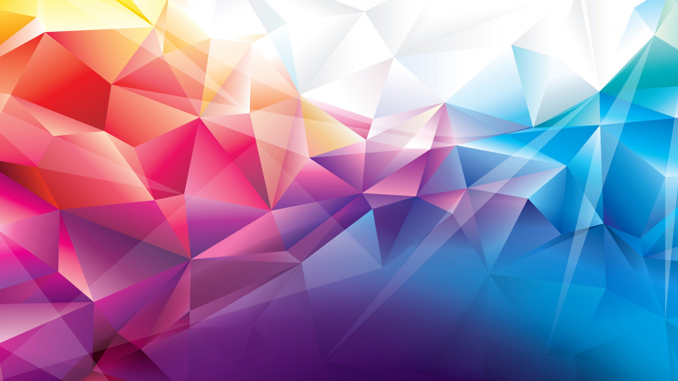 Blue and Yellow Abstract Art. Wallpaper in 1366x768 Resolution