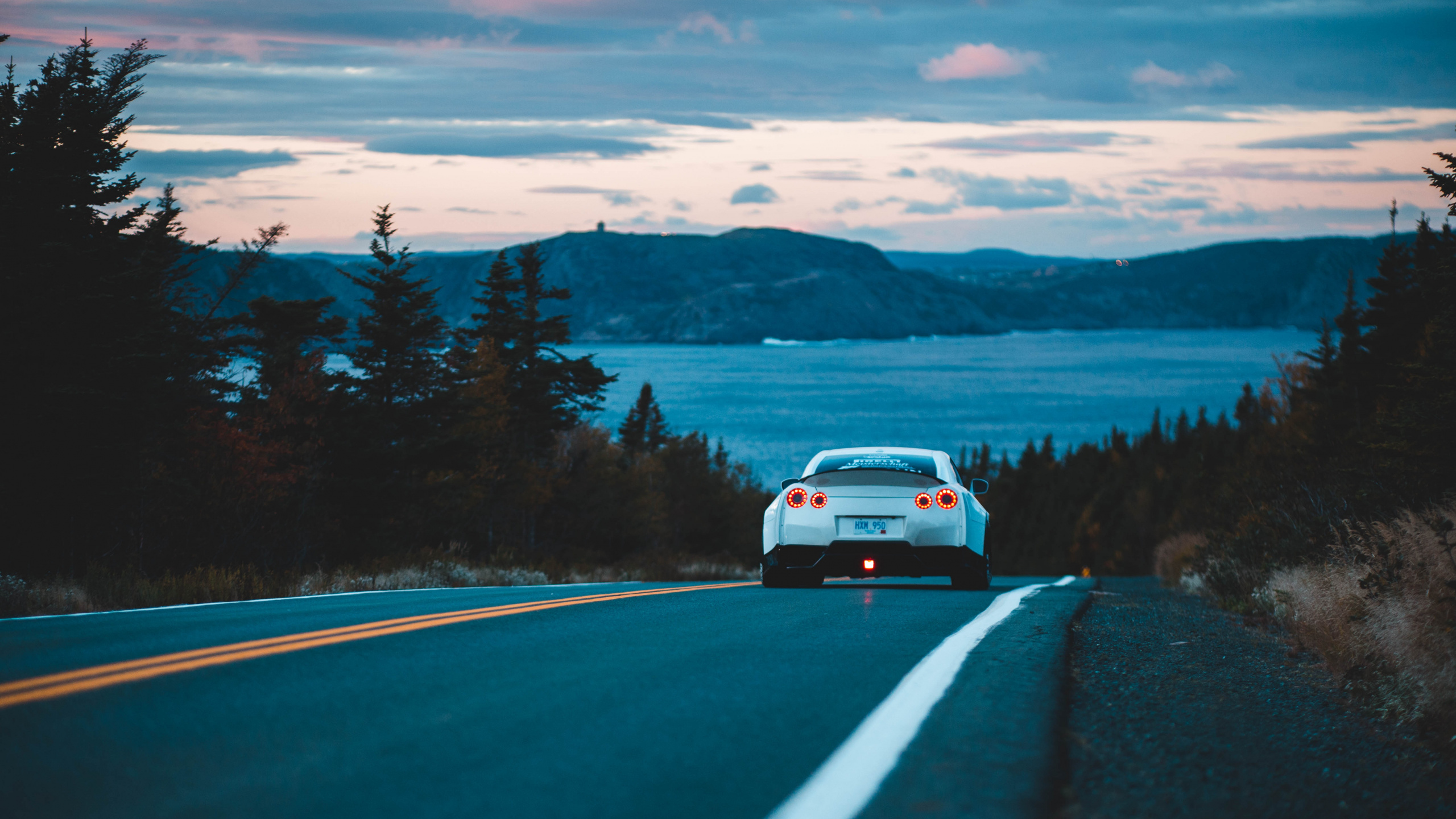 Car, Nissan, Nissan Skyline, Road, Blue. Wallpaper in 2560x1440 Resolution