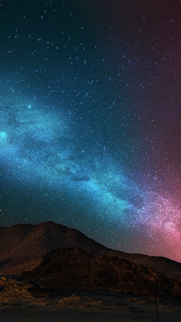 Nature, Aurora, Atmosphère, Nuit, Espace. Wallpaper in 720x1280 Resolution