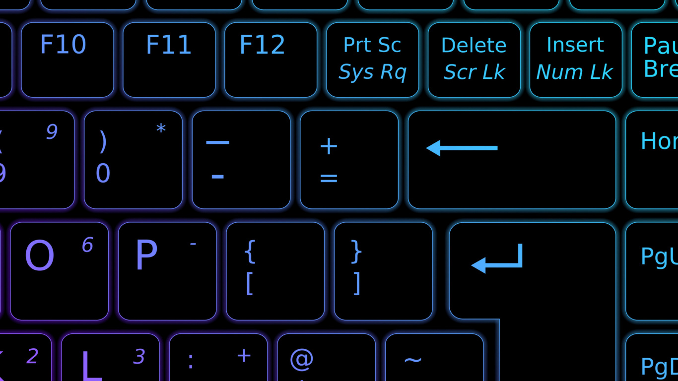 Apple-Tastaturen, Eingabegerät, Peripheriegerät, Blau, Azure. Wallpaper in 1366x768 Resolution