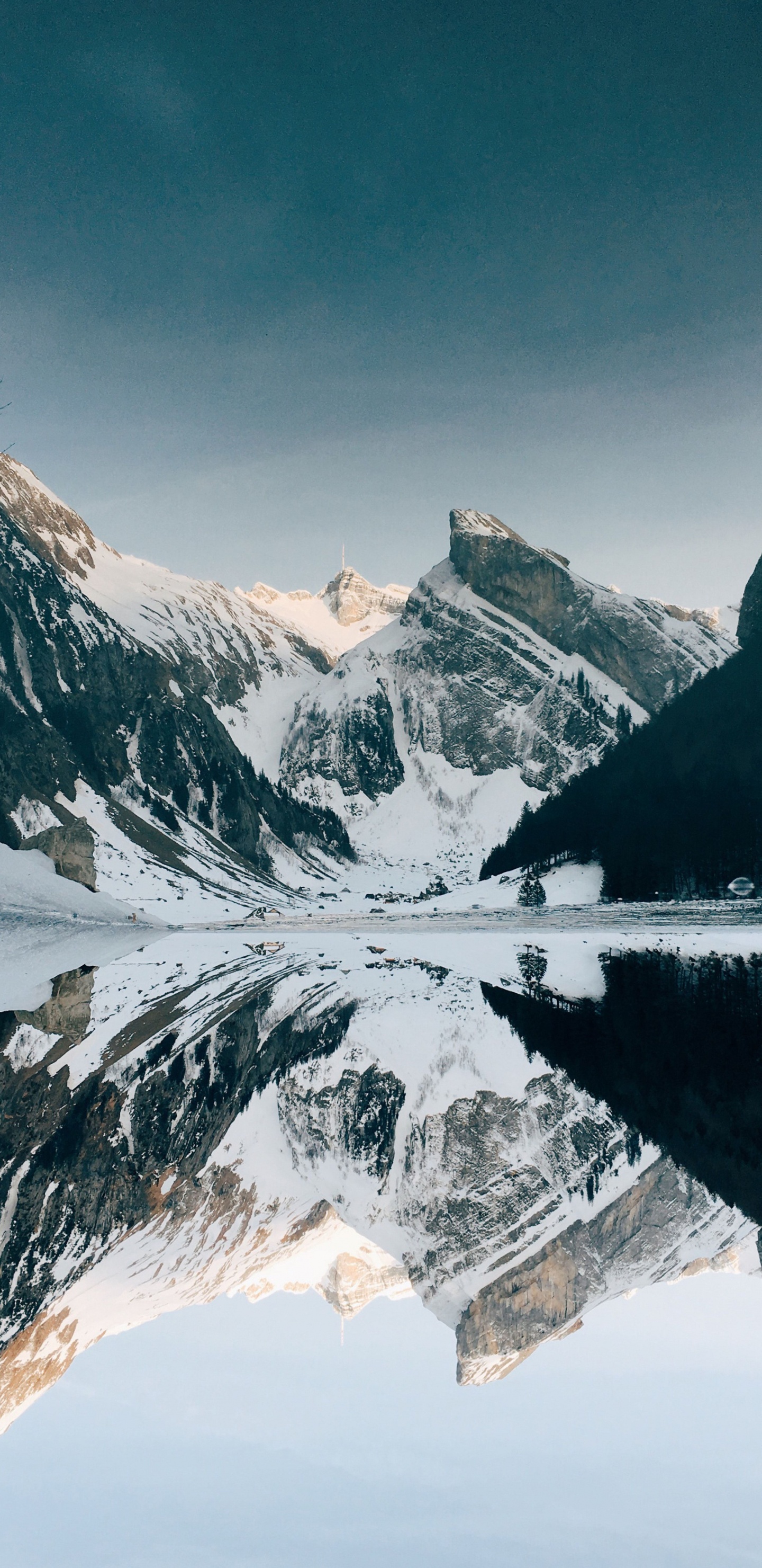 Mountain, Snow, Snowy Mountains, Mountain Range, Mountainous Landforms. Wallpaper in 1440x2960 Resolution