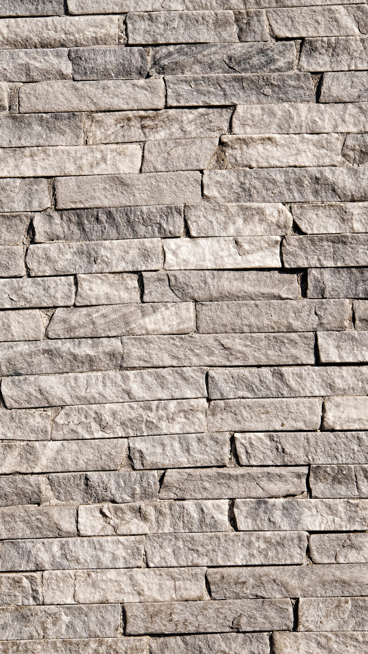 Braune Und Weiße Mauer. Wallpaper in 750x1334 Resolution