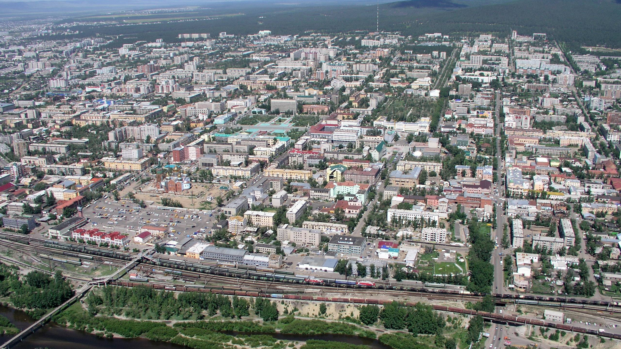 Aerial View of City Buildings During Daytime. Wallpaper in 2560x1440 Resolution