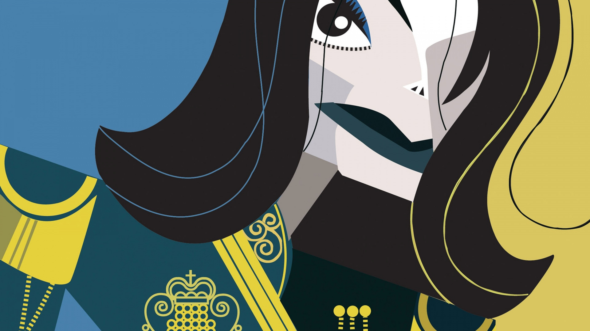 Illustration, Vector Graphics, Graphic Design, Pop Art, King of Pop. Wallpaper in 1920x1080 Resolution